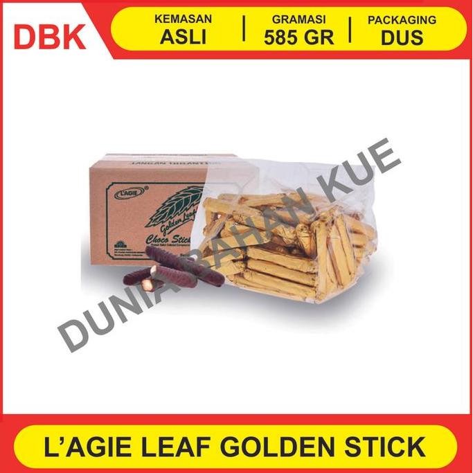 

Snack Cokelat L'agie Leaf Golden Stick 585gr - Cemilan Coklat Premium L'agie Termurah