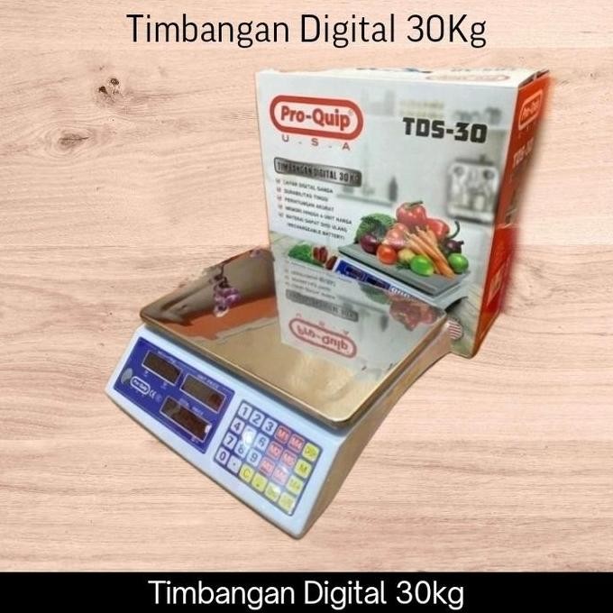 @@@@] Timbangan Digital 30 Kg PRO-QUIP TDS-30 Timbangan Dapur PROQUIP TDS30