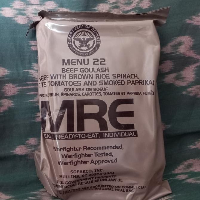

Ransum Tentara (Meal Ready To Eat/ Mre) Amerika Serikat Kualitas Terbaik Harga Termurah