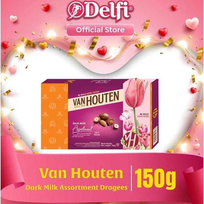 

Cokelat Van Houten Dragees Assortment 150g Coklat Valentine Snack Premium Termurah