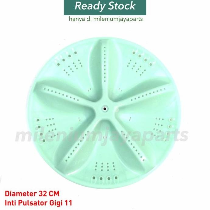 Pulsator Mesin Cuci 1 Tabung DENPOO 32cm AS Gigi 11 BARU