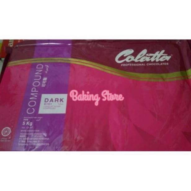 

Colatta Chocolate Compound Batang 5kg Cokelat Masak Horeka - Gosend Only Termurah