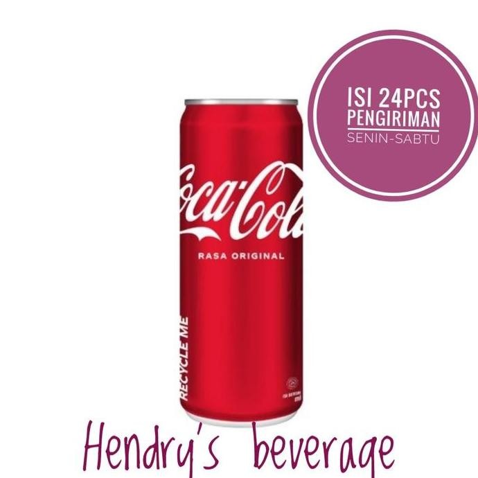 

Coca Cola Original Kaleng 250ml 1 Karton Isi 24pcs Minuman Soda Segar Termurah