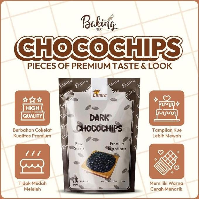 

Chocolate Chips 1kg / Coklat Chip Bulat - Bahan Cokelat Baking Termurah