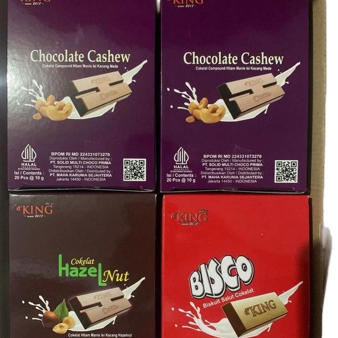 

Coklat DKING NgeCash Cemilan Cokelat Kering Snack Chocolate Premium Termurah