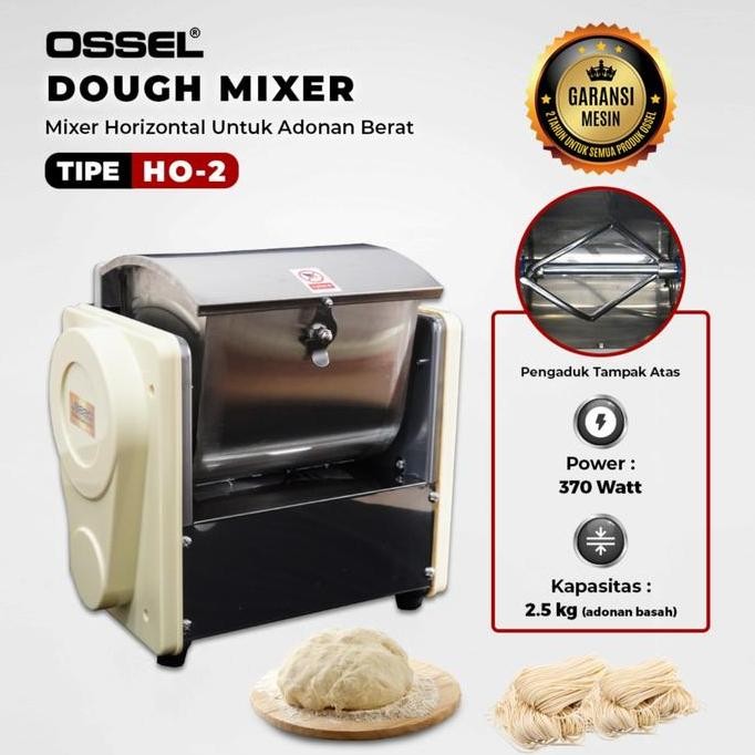 MIXER ADONAN ROTI HORIZONTAL OSSEL HO2 MIXER HORIZONTAL OSSEL Terlaris