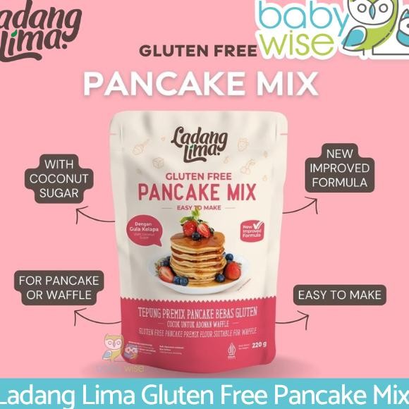 

Ladang Lima Gluten Free Pancake Mix 220Gr