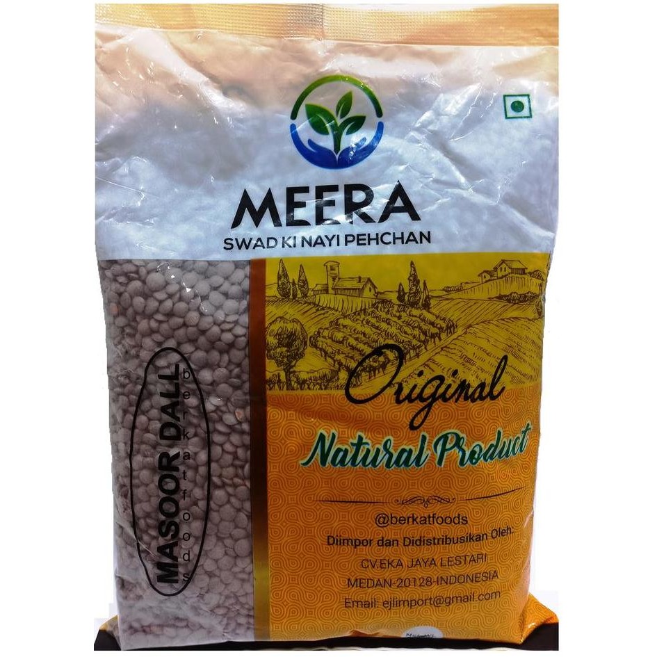 

\"\"\"\] Brown Lentil Meera / Masoor Whole Sabat / Kacang Coklat /Dal Daal Dall