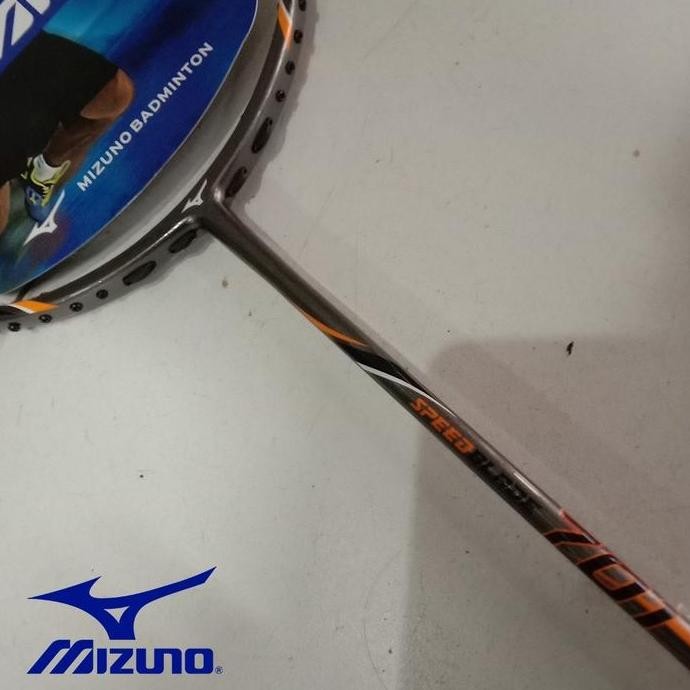 Raket Badminton Mizuno Speedblade 701 Black Gold +Tas Original