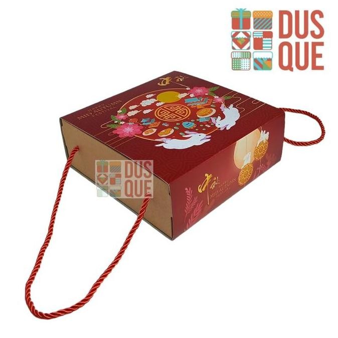 

5PCS DUS KOTAK BOX MOON CAKE KUE BULAN FREE BOX MINI IVORY 20PCS