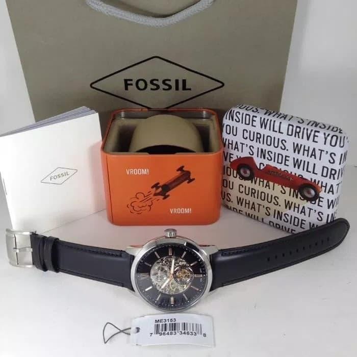 Jam Tangan Pria Fossil Me3153 & Me 3153 Tm Automatic Original Fullset