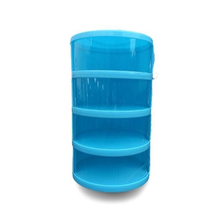 Cm [Cod] Rak Tudung Saji Fit 4 Susun Tanpa Ring Lebih Tebal Food Grade Cover Tempat Penyimpanan Maka