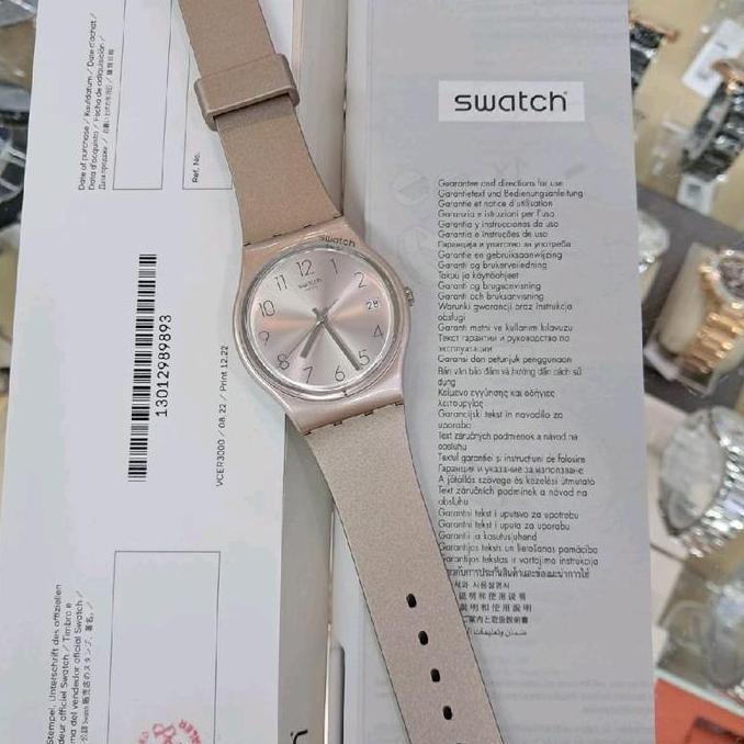 JAM TANGAN WANITA SWATCH ORIGINAL GP403 JAM SWATCH WANITAGP 403 PINKBAYA JAM WANITA NG