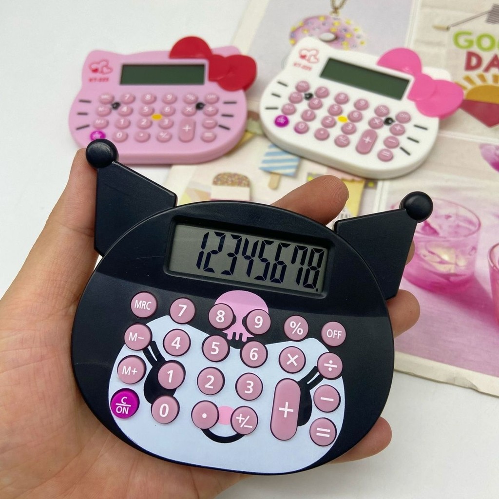 

[Saror]Kalkulator Mini Kecil Portabel Wanita Kartun Lucu Komputer