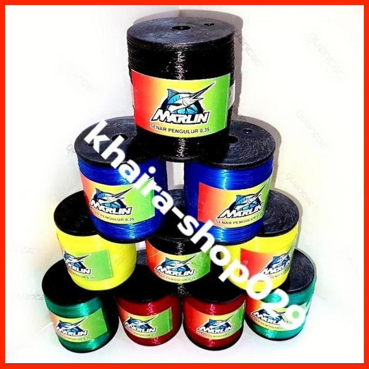 100% Kenur Marlin/ Senar Pengulur Lsk Layangan 0.35