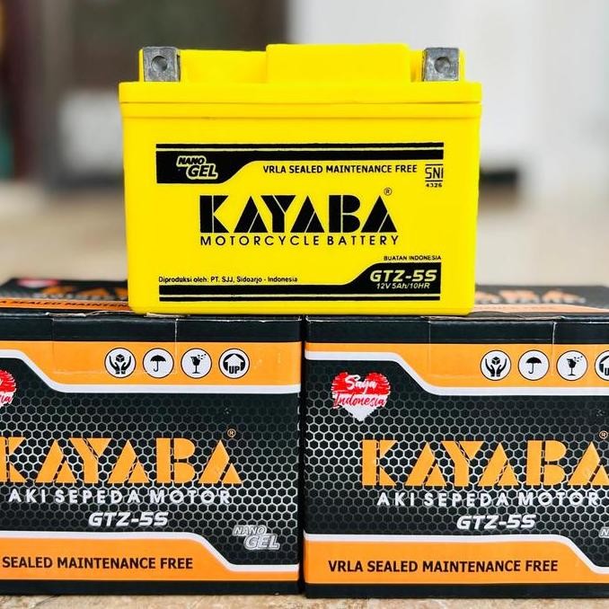 Aki Motor Beat Fi Kayaba Gtz5S Aki Kering Motorcycle Baut Kualitas Terbaik Harga Termurah