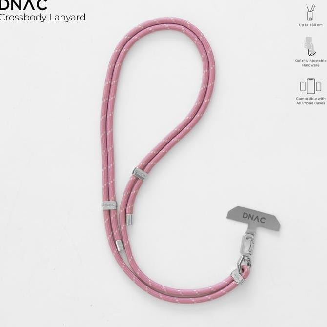 

Sale Dnac Crossbody Lanyard Shoulder Strap Tali Gantungan Hp Handphone - Pink