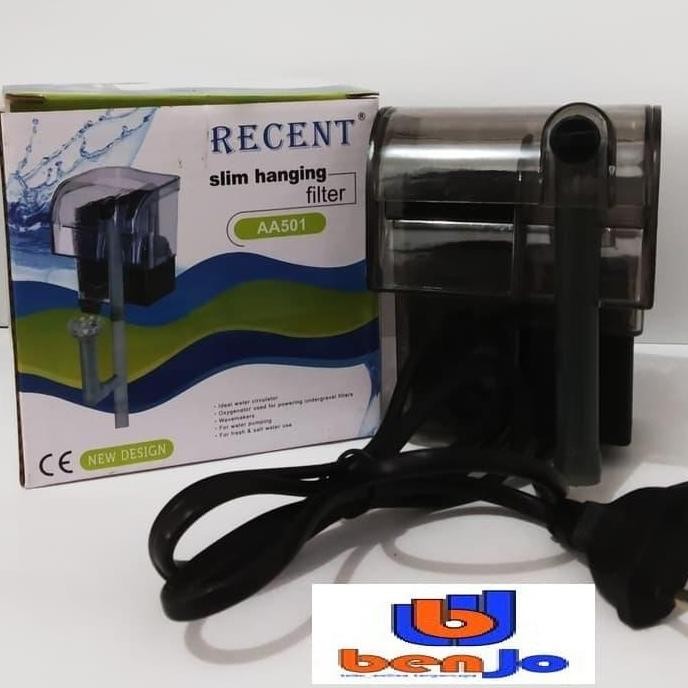 New Filter Gantung Aquarium Recent AA-501 Gantung Filter Akuarium Aquascape