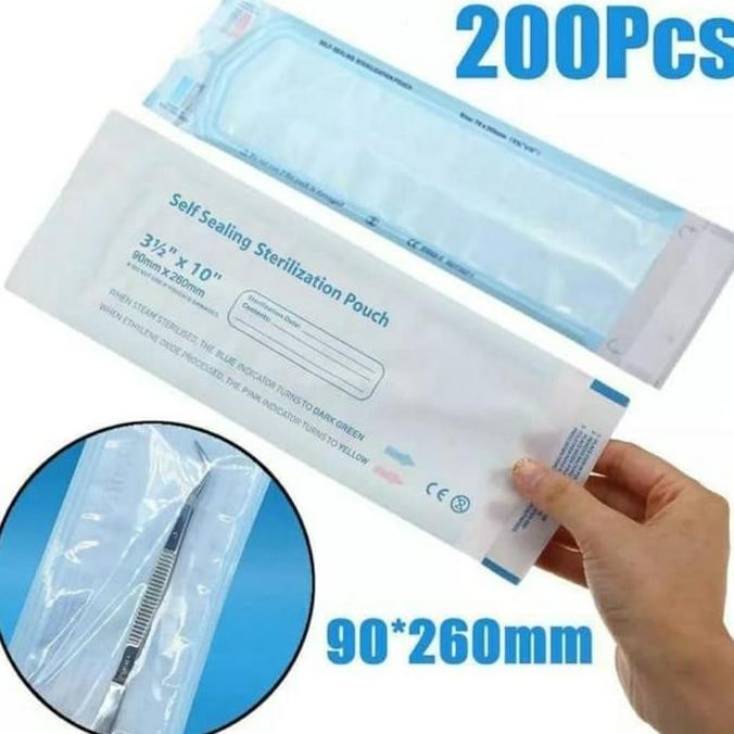 steril Pouches ( plastik sterilisasi ) 200 pcs