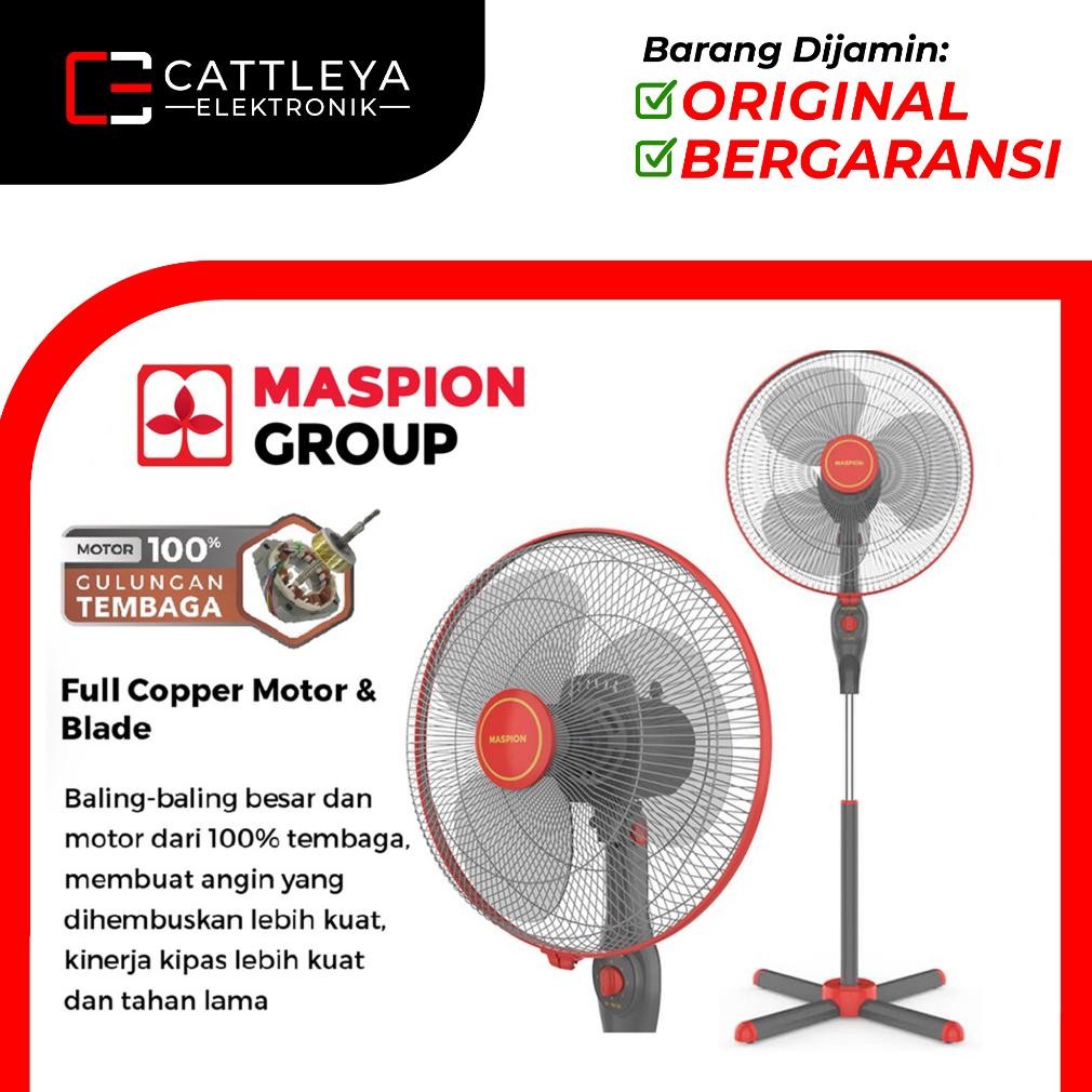 Terlaris [Cod] Maspion Stand Fan / Kipas Angin Ex1611 Sx / Ex-1611 Sx / Ex 1611 Sx (16 Inch) Garansi