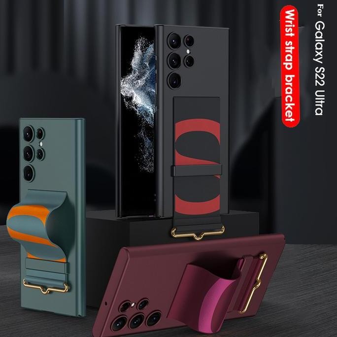 Genuine Strap Case Samsung S22 Ultra Samsung S22 Ultra Case Cover Terlaris