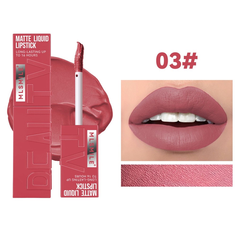 Lip Glaze Matte Matte Liquid Lipstick Non-stick Cup Velvet Lip Gloss Nude Lip Gloss