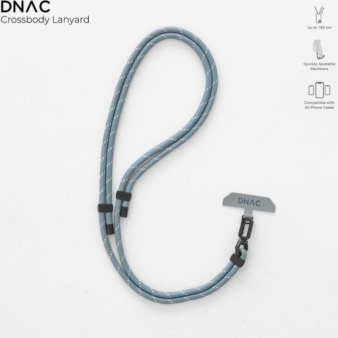 

Sale Dnac Crossbody Lanyard Shoulder Strap Tali Gantungan Hp Handphone - Blue