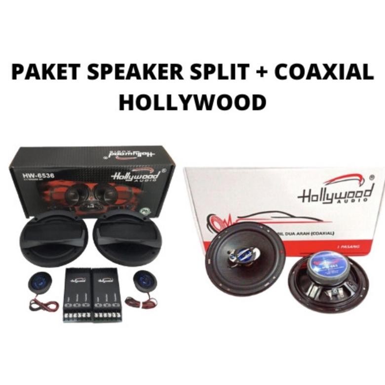 Terlaris Paket Speaker Hollywood 6Inch Hw663+Hw6936