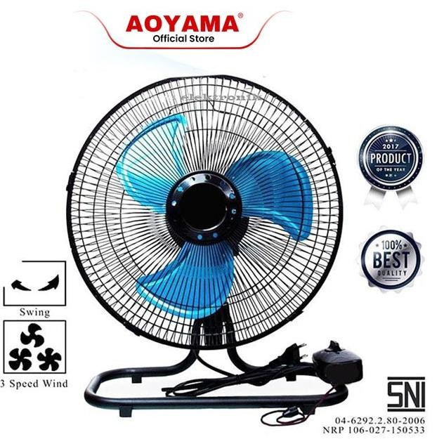 Terlaris Aoyama Kipas Angin 12Inch 2In1 / Kipas Besi Tornaado Fan