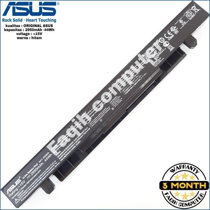 Baterai Batre Original Laptop Asus X550 X550J X550Jk X550Jx A41-X550A