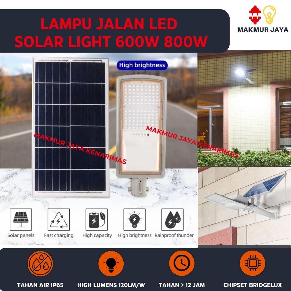 LAMPU JALAN PJU SOLAR CELL 600W 800W WATT/ PJU SOLAR CELL MURAH LAMPU JALAN TENAGA SURYA