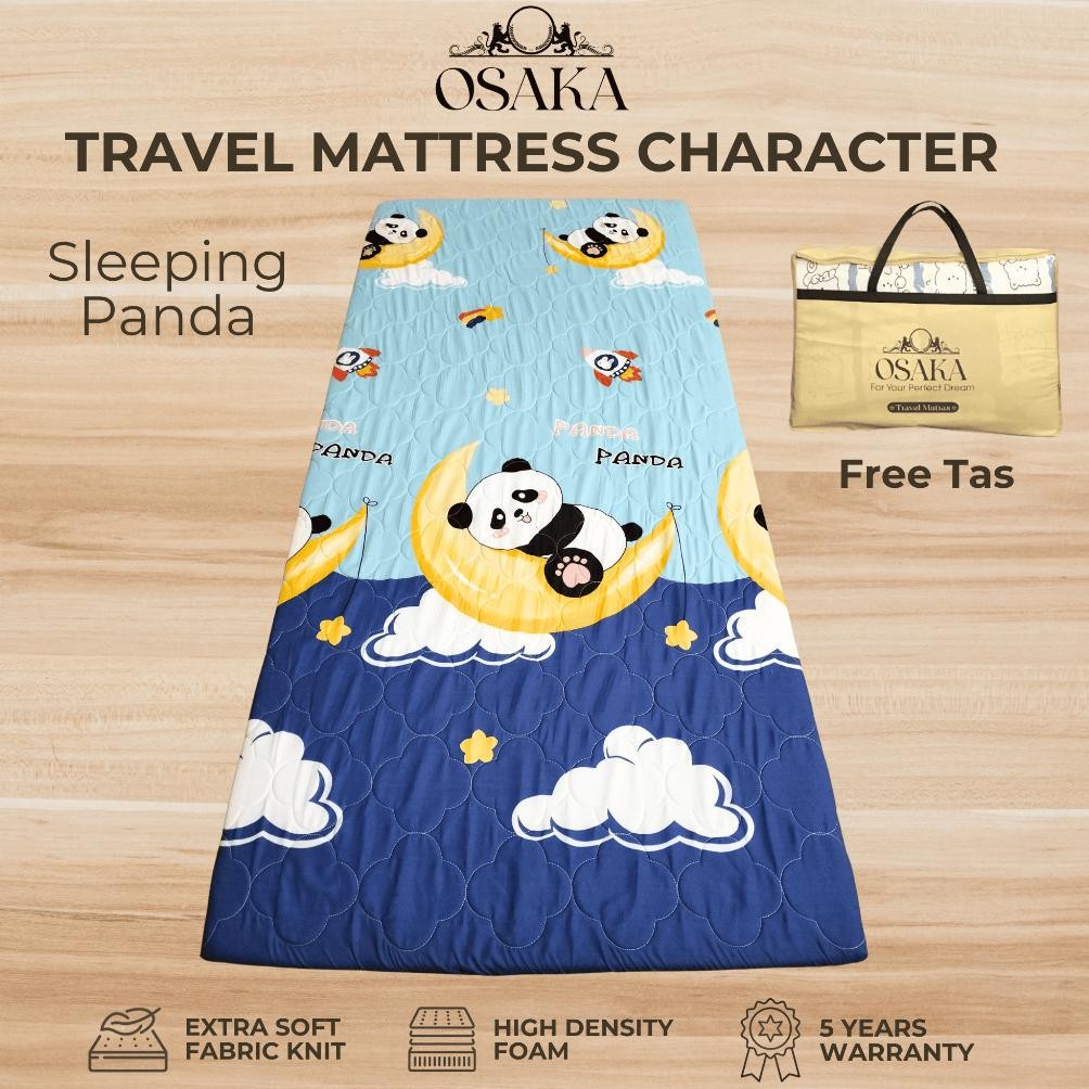 Osaka Kasur Lantai [ Free Tas]/ Travel Matras Karakter