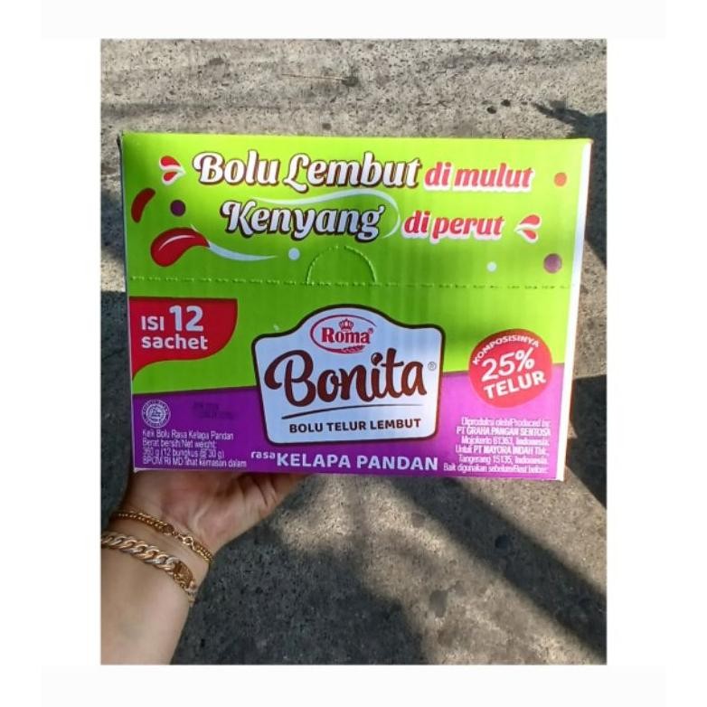 

Promoo!! ROMA BONITA BOLU KELAPA PANDAN 12 PCS