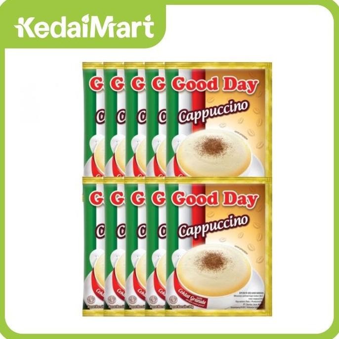 

original good day cappuccino renceng isi 10x25g | kopi instan creamy manis