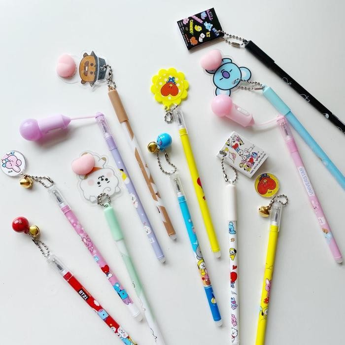 

Sp Sos Balpen Gel Fancy +Gantungan / Pulpen Tinta / Pulpen Gel (12 Pcs)