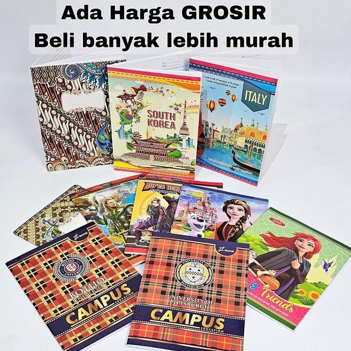 

Sos Buku Tulis X-Book Kwarto 58 Lembar (10Bk) / Buku Catatan / Buku