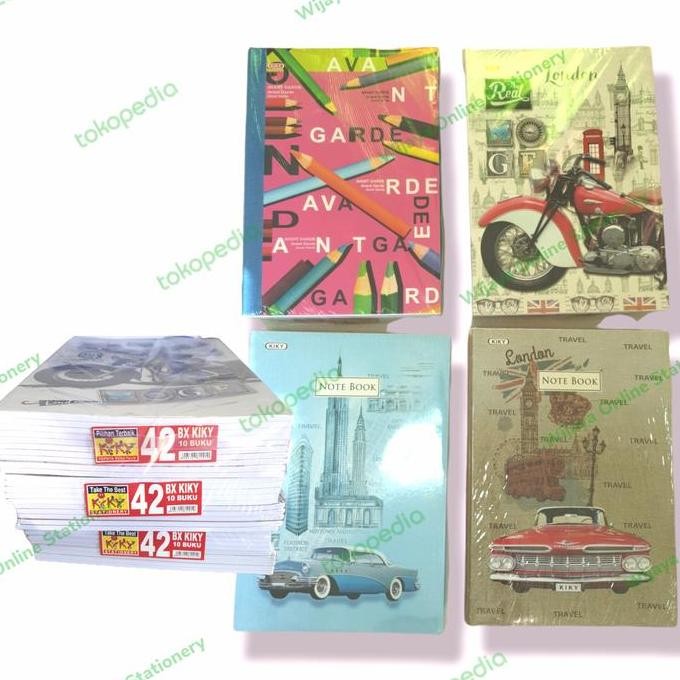 

Buku Tulis Boxy Kiky 42 L (10 Pc)