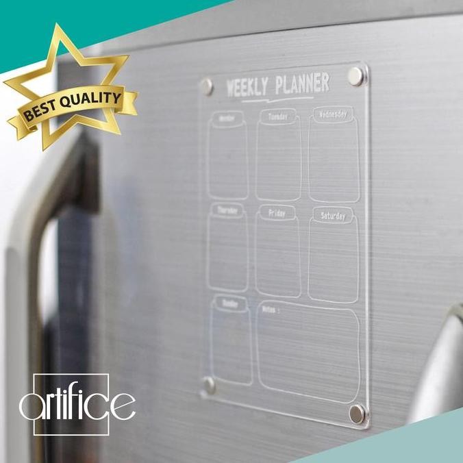 

Monthly & Weekly Planner One Side Custom Akrilik