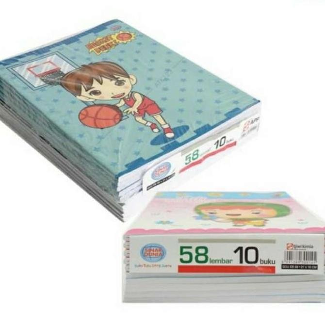 

Buku Tulis Sidu 58 Lembar Sinar Dunia 1 Pack (10 Buku)