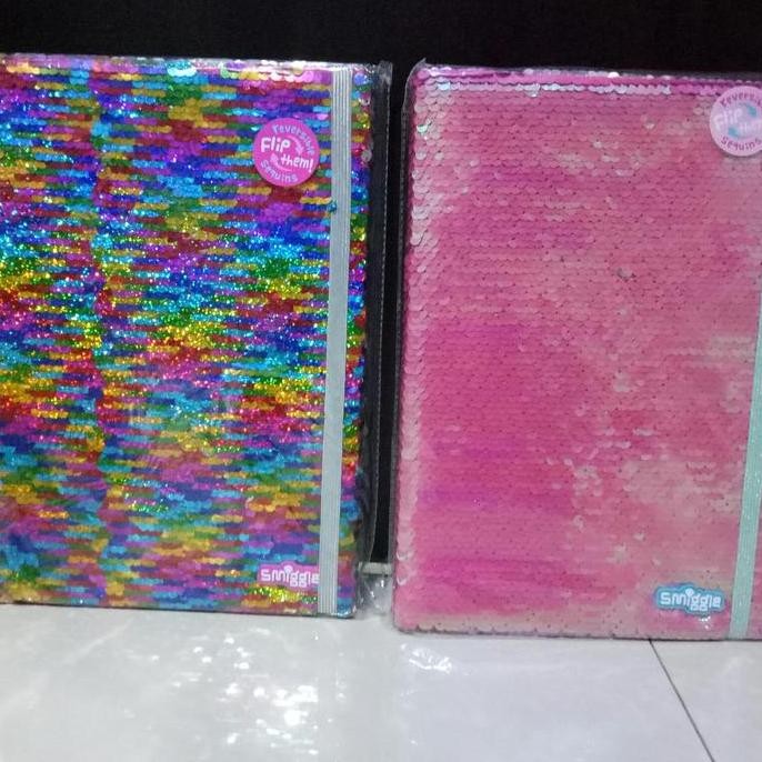 

Smiggle Notebook A4 Sequin - Buku Catatan Smiggle