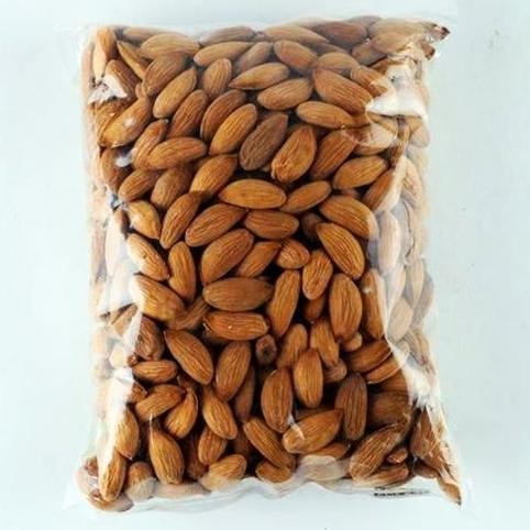 

Kacang Almond Panggang Raw Almond (Matang) Kupas Blue Diamond 500Gr