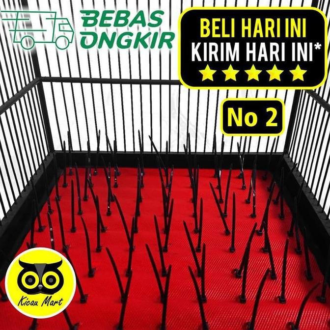 #####] KICAU MART Karpet Ranjau Sangkar Kandang Kotak Jebakan Sangkar Burung Lomba Karpet Duri Alas 