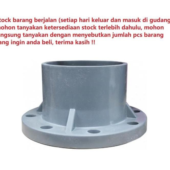 Flange Pvc 12" 12 Inch Taiwan Tw Twn Socket Sambungan Plendes Plenes