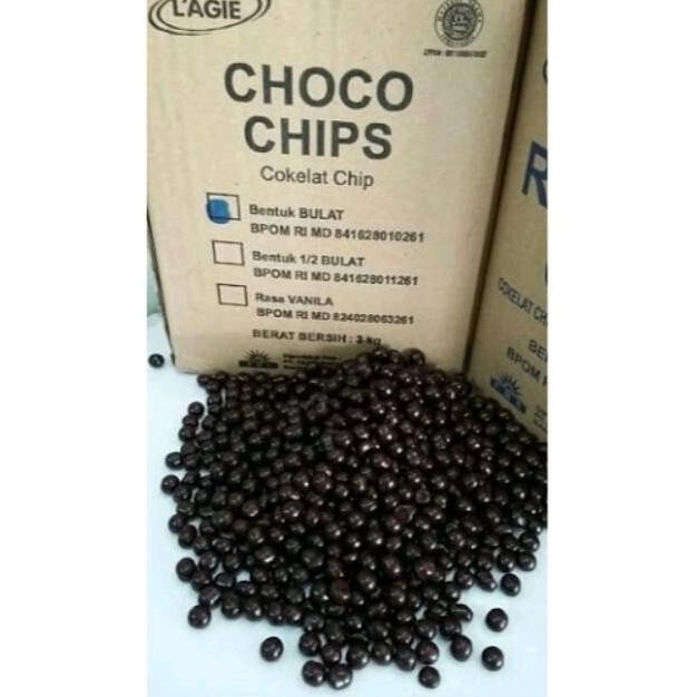 

+%+%+%] Coklat Chip Bulat Lagie 1kg