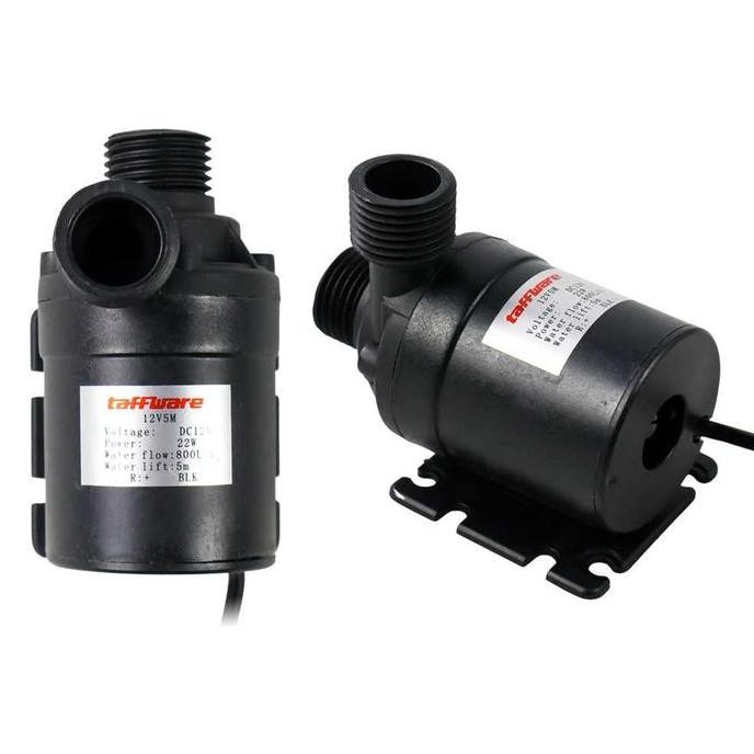 Pompa Air Celup Aquarium Taffware Submersible Pump 12V 22W
