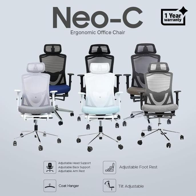 Noir NEO-C Ergonomic Office Chair