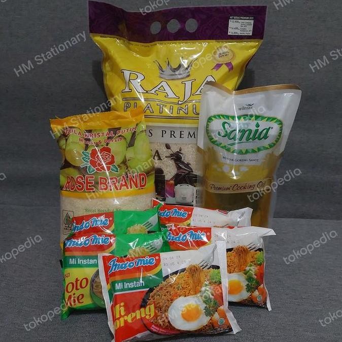 

Paket Sembako Beras 5KG / Paket Sembako Murah