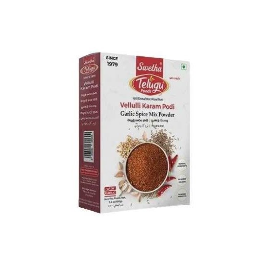 

best produk] TELUGU VELLULLI KARAM PODI 100GM