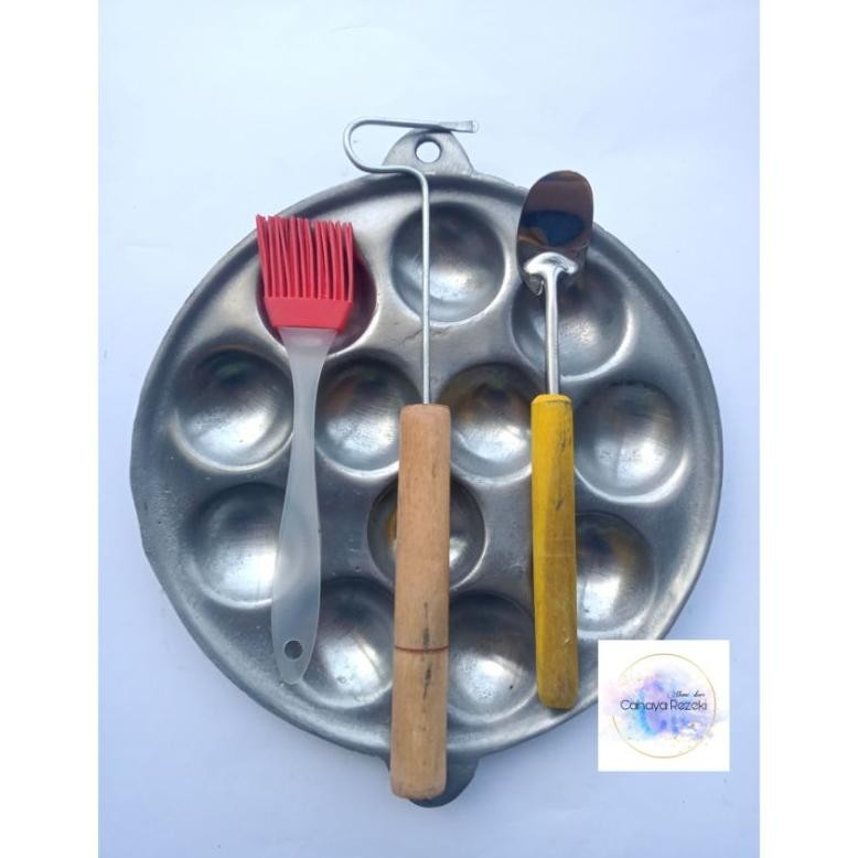 Fgh-56 Cetakan Telur Congkel Takoyaki Cetakan Lubang 12 / Wajan Cetakan Cilor Maklor / Baklor Free C