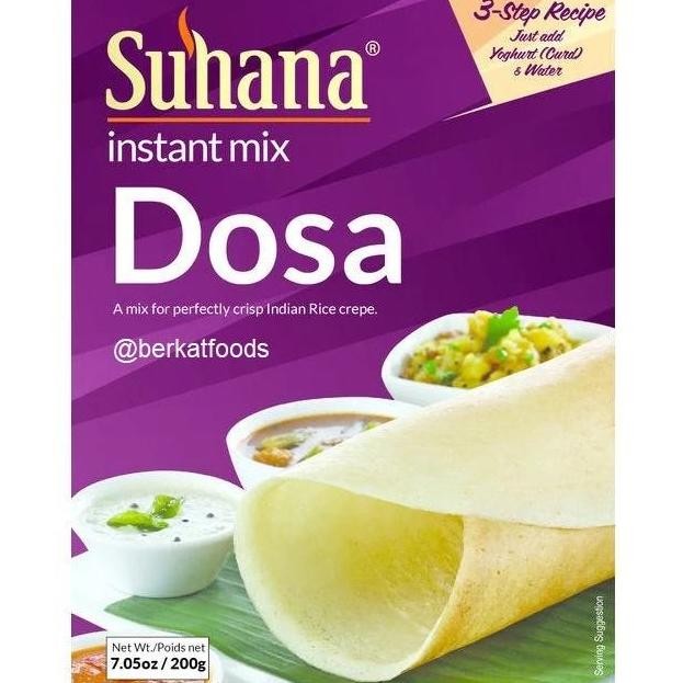

'+'+'+'+] Instant Mix Dosa Suhana / Premix Crisp Indian Rice Crepe India Halal